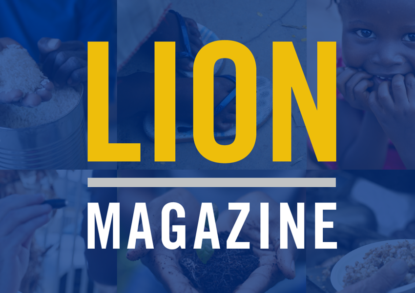 Les siste nummer av medlemsmagasinet LION