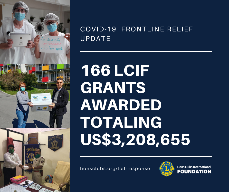 Du kan støtte Lions internasjonale korona-innsats