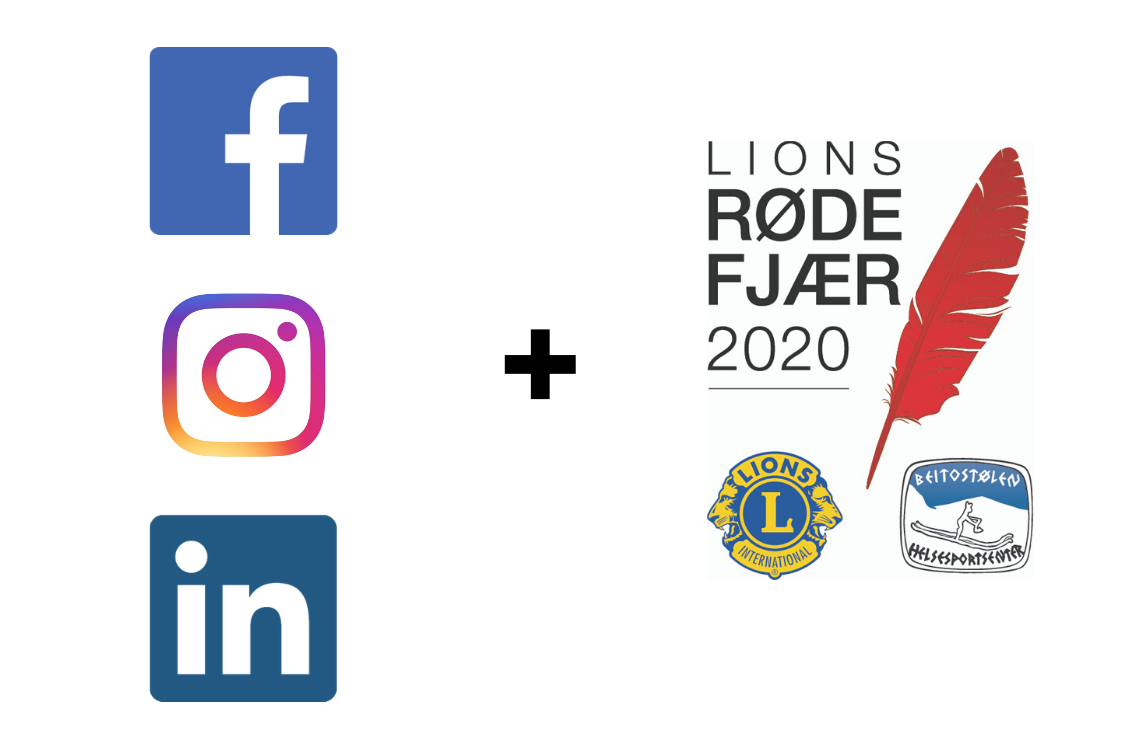 Finn oss på sosiale medier