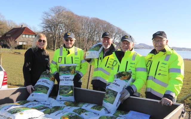 Lionsklubber tjener gode penger på gjødsel