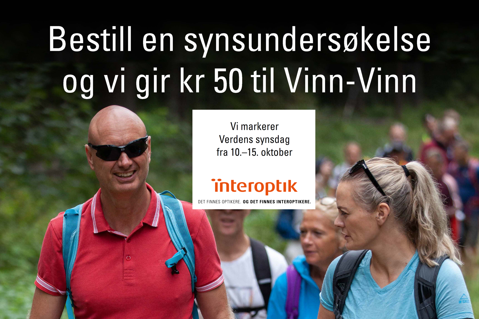Sjekk synet ditt og støtt "Vinn-Vinn"