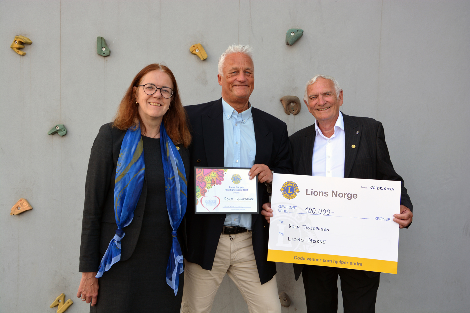 Ildsjelen Rolf Josephsen hedres med pris